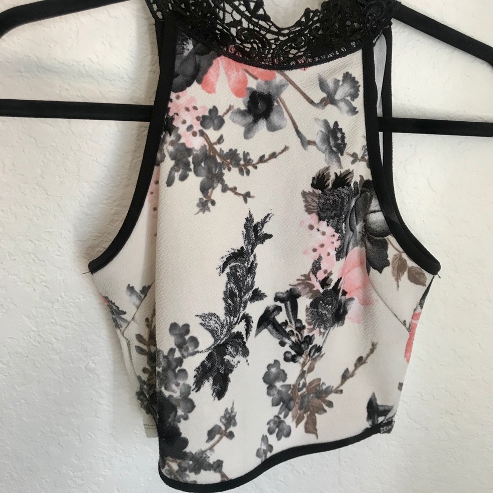 Floral crop top